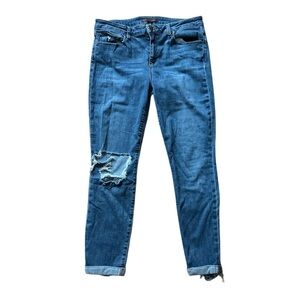 Joes Jeans Flawless The Andie Mid Rise Skinny Crop Jeans 31